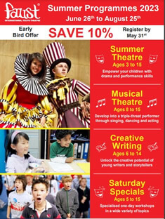 Faust’s Summer Programme 2023 Brochure